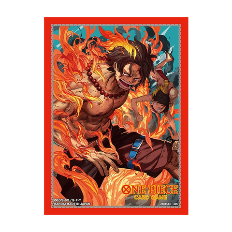 One Piece CG Official Card Sleeves - Ace and Luffy