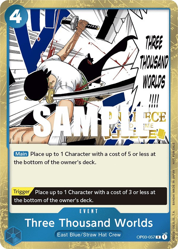 Three Thousand Worlds (Judge Pack Vol. 2) [One Piece Promotion Cards]