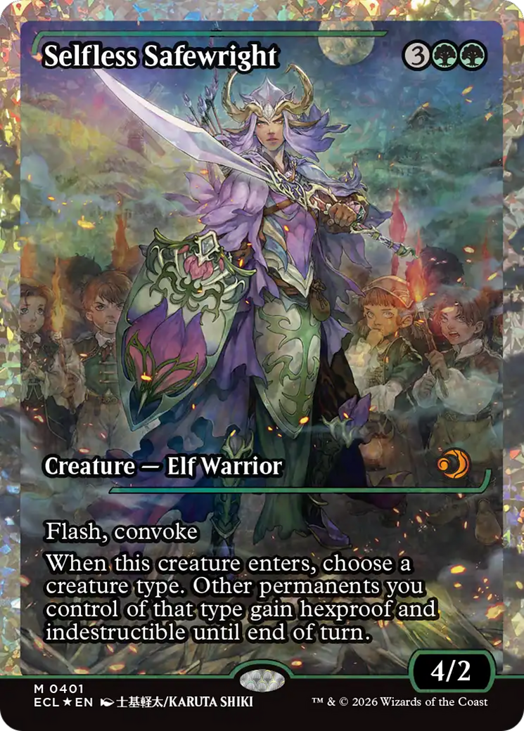 Selfless Safewright (Showcase) (Fracture Foil) [Lorwyn Eclipsed]