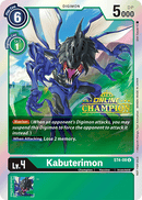 Kabuterimon [ST4-08] (Online Champion) [Starter Deck: Giga Green Promos]