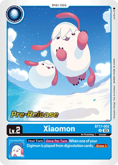 Xiaomon [BT17-002] [Secret Crisis Pre-Release Cards]