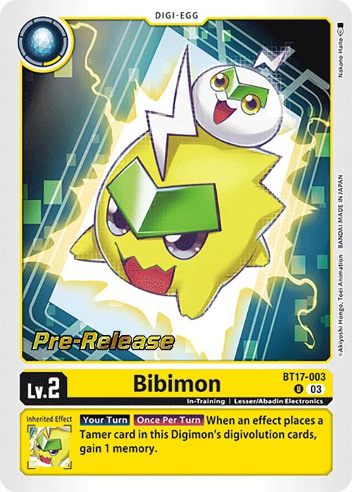 Bibimon [BT17-003] [Secret Crisis Pre-Release Cards]