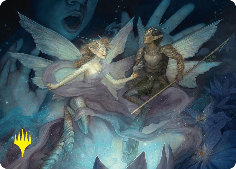 Faebloom Trick Art Card (6/54) (Gold-Stamped Signature) [Foundations Art Series]