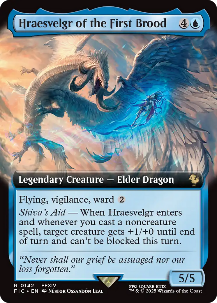 Hraesvelgr of the First Brood (Extended Art) [FINAL FANTASY Commander]