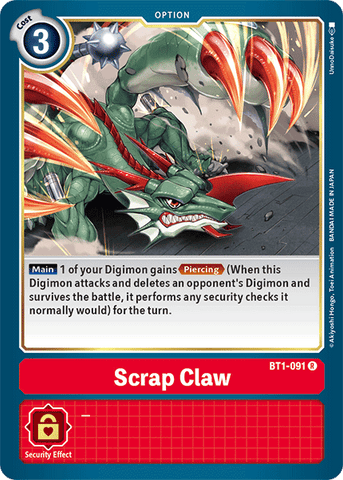 Scrap Claw [BT1-091] [Release Special Booster Ver.1.5]