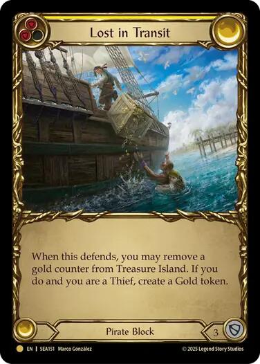 Lost in Transit (Treasure) [SEA151] (High Seas)  Cold Foil