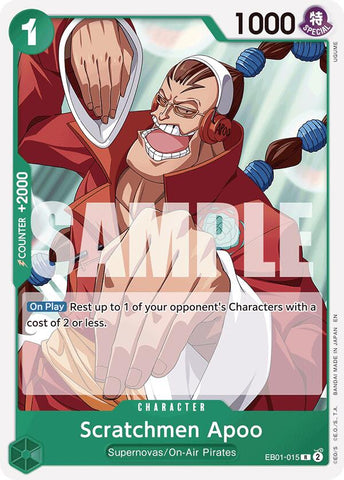 Scratchmen Apoo (Reprint) [Starter Deck: GREEN Jewelry Bonney]