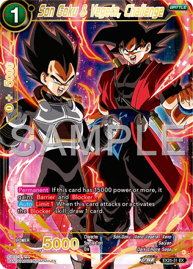 Son Goku & Vegeta, Challenge (EX25-31) [Premium Anniversary Box 2025]
