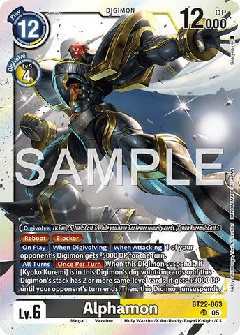 Alphamon [BT22-063] [Cyber Eden]