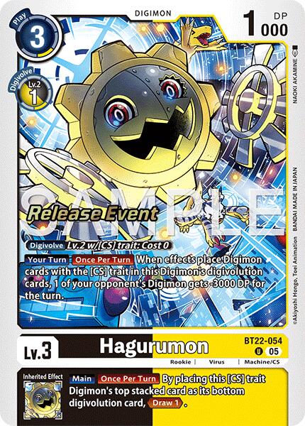 Hagurumon [BT22-054] [Cyber Eden Release Event Cards]