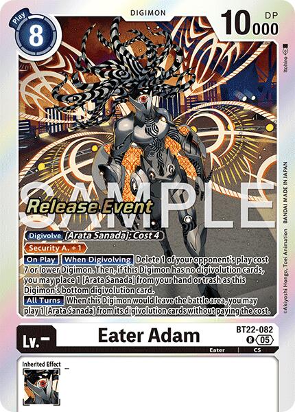 Eater Adam [BT22-082] [Cyber Eden Release Event Cards]