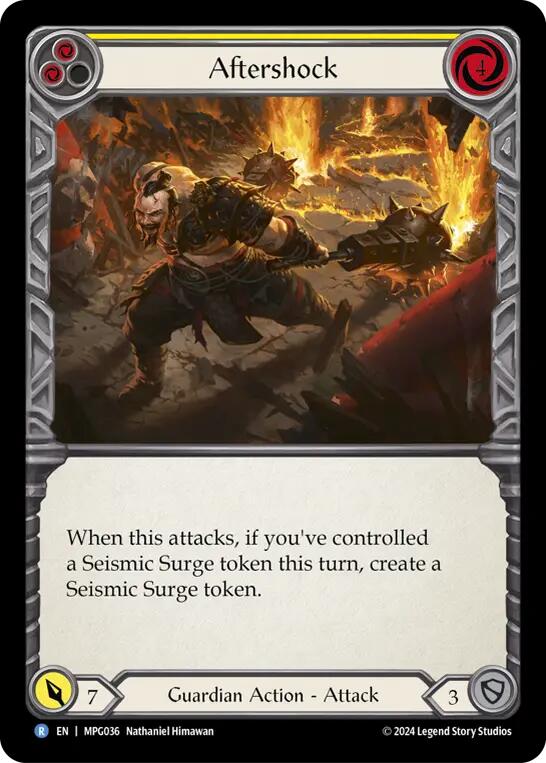 Aftershock (Yellow) [MPG036] (Mastery Pack Guardian)