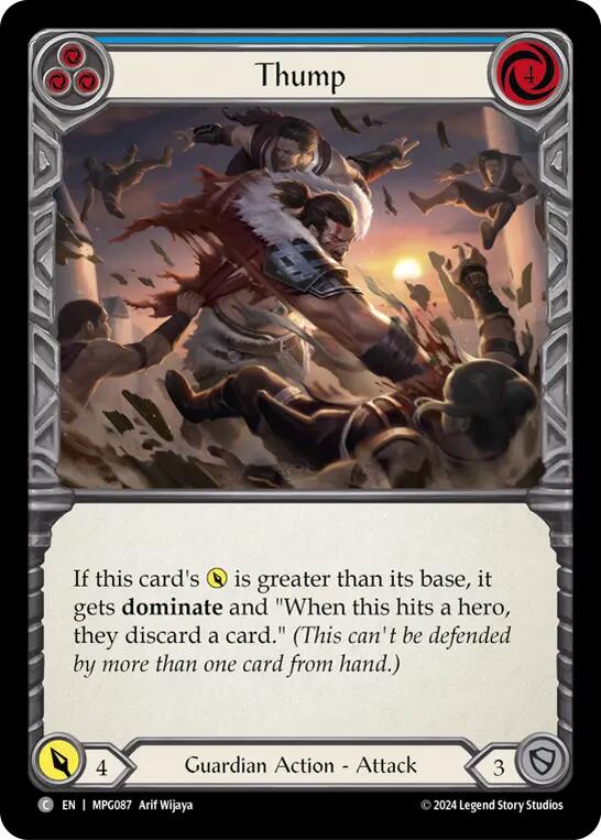 Thump (Blue) [MPG087] (Mastery Pack Guardian)