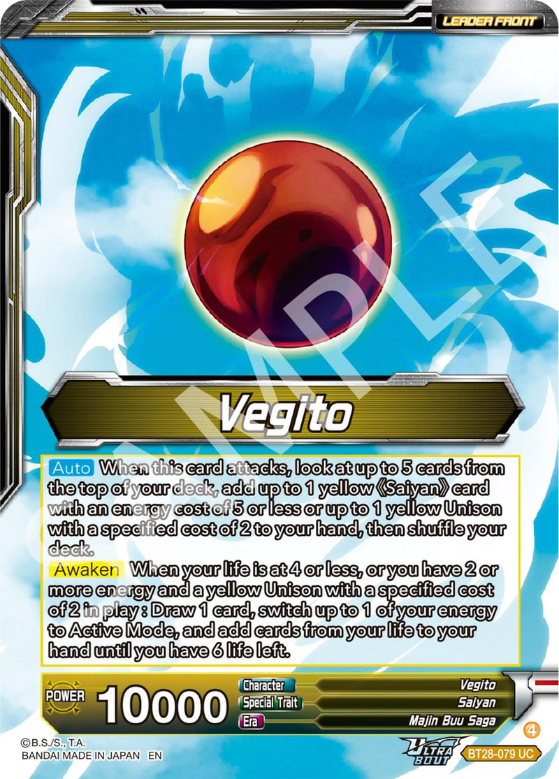 Vegito // SS Vegito, Transcendent Rage (BT28-079) [Prismatic Clash]