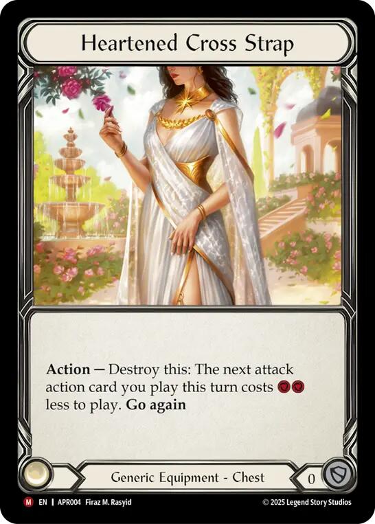 Heartened Cross Strap [APR004] (Armory Deck: Legends Prism)