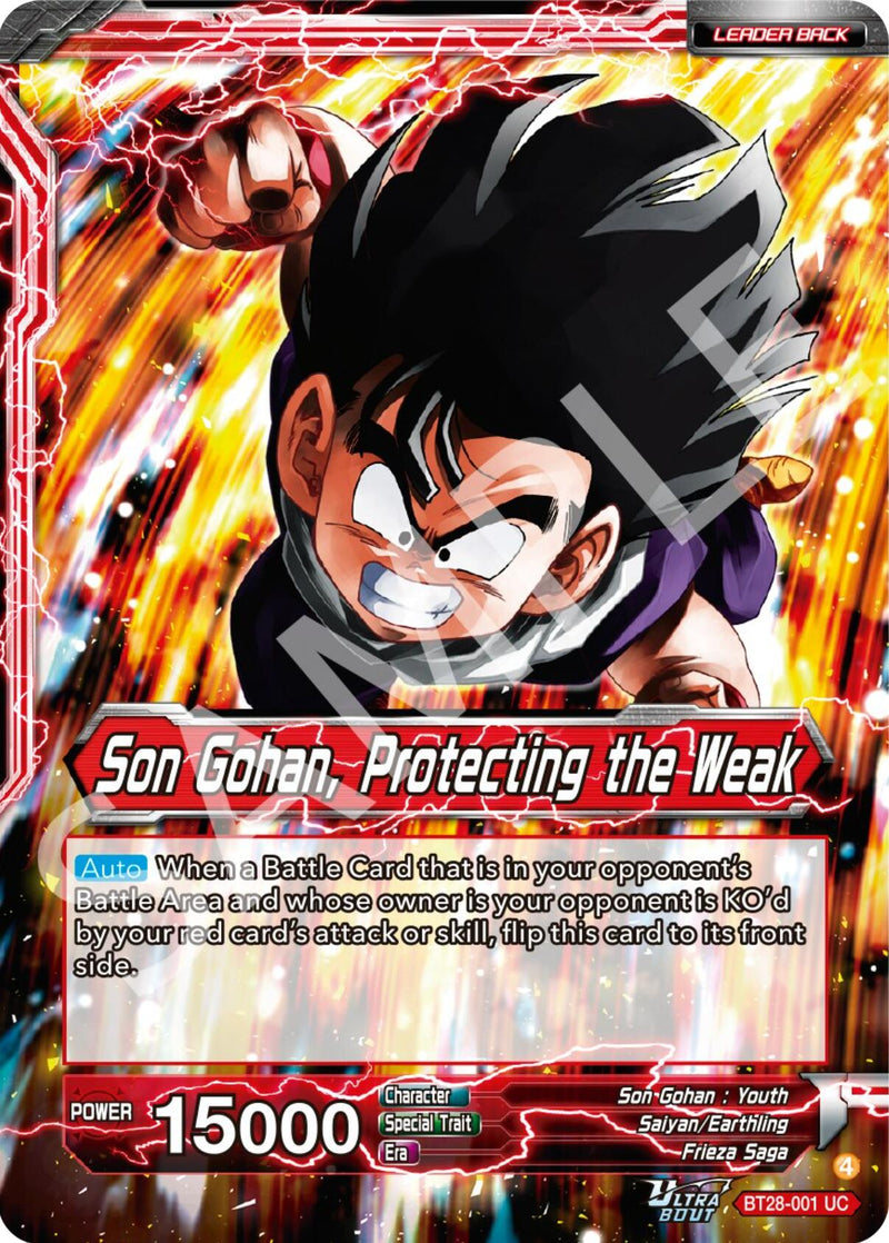Son Gohan // Son Gohan, Protecting the Weak (BT28-001) [Prismatic Clash]