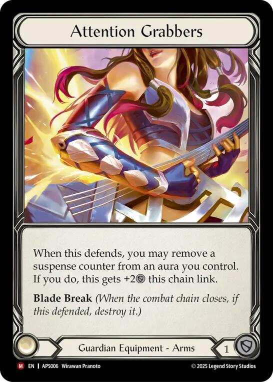 Attention Grabbers [APS006] (Armory Deck: Pleiades)  Rainbow Foil