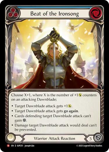 Beat of the Ironsong [SUP251] (Super Slam)  Rainbow Foil