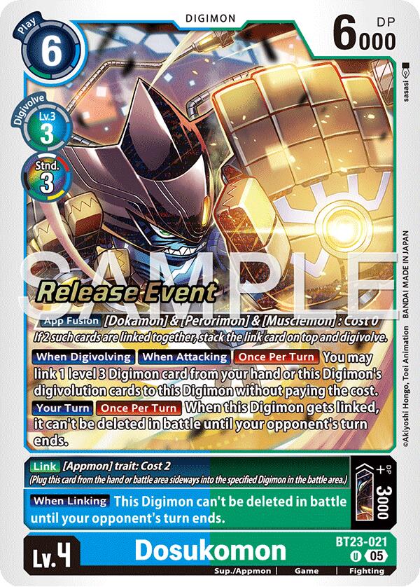 Dosukomon [BT23-021] [Hackers' Slumber Release Event Cards]