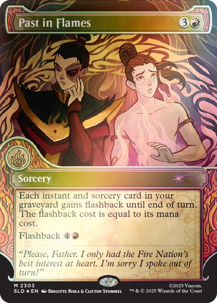 Past in Flames (Rainbow Foil) [Secret Lair Drop Series]