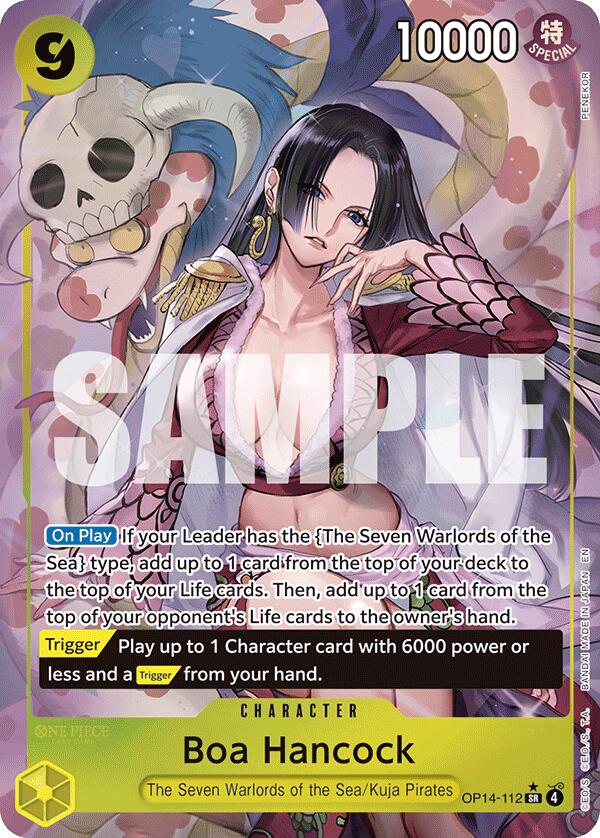 Boa Hancock (OP14-112) (Alternate Art) [The Azure Sea's Seven]