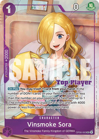 Vinsmoke Sora (CS 25-26 Top Player Pack Vol. 2) [One Piece Promotion Cards]