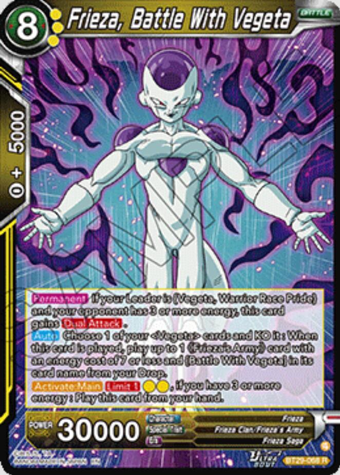 Frieza, Battle With Vegeta (BT29-068) [Fearsome Rivals]