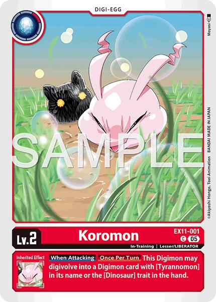 Koromon [EX11-001] [Dawn of Liberator]