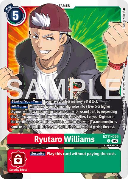Ryutaro Williams [EX11-056] [Dawn of Liberator]