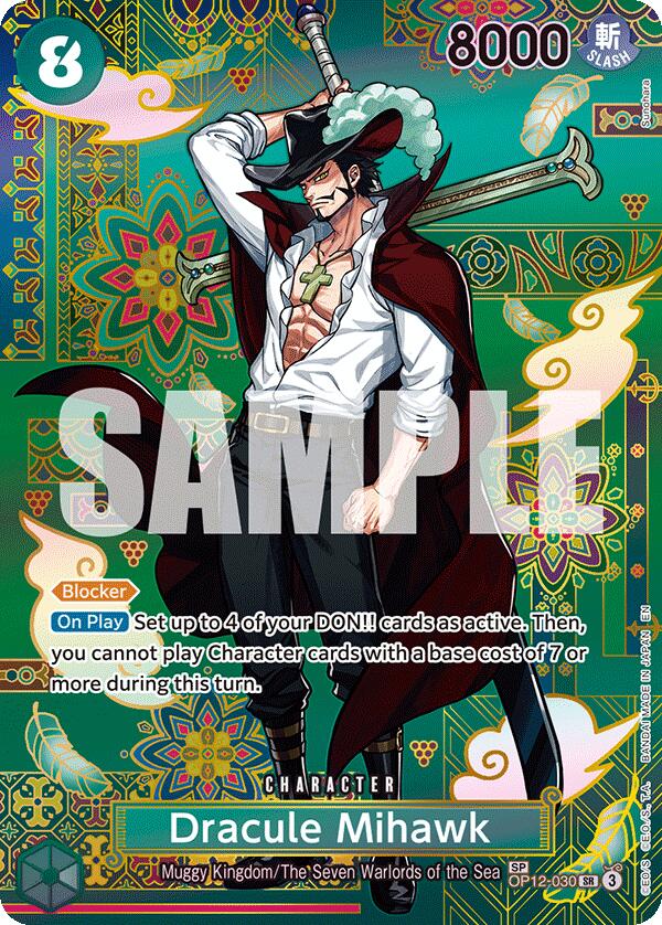 Dracule Mihawk (OP12-030) (SP) [The Azure Sea's Seven]