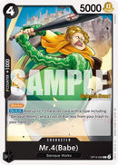 Mr.4(Babe) [The Azure Sea's Seven Release Event Cards]