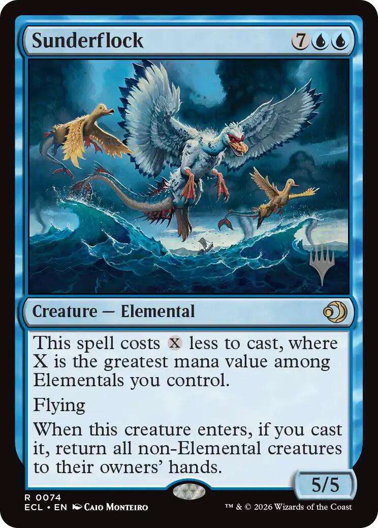 Sunderflock [Lorwyn Eclipsed Promos]