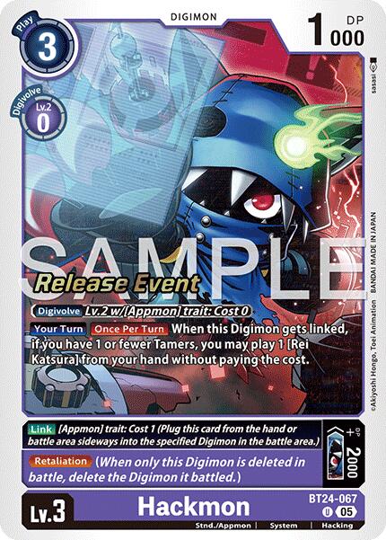 Hackmon [BT24-067] [Time Stranger Release Events Cards]