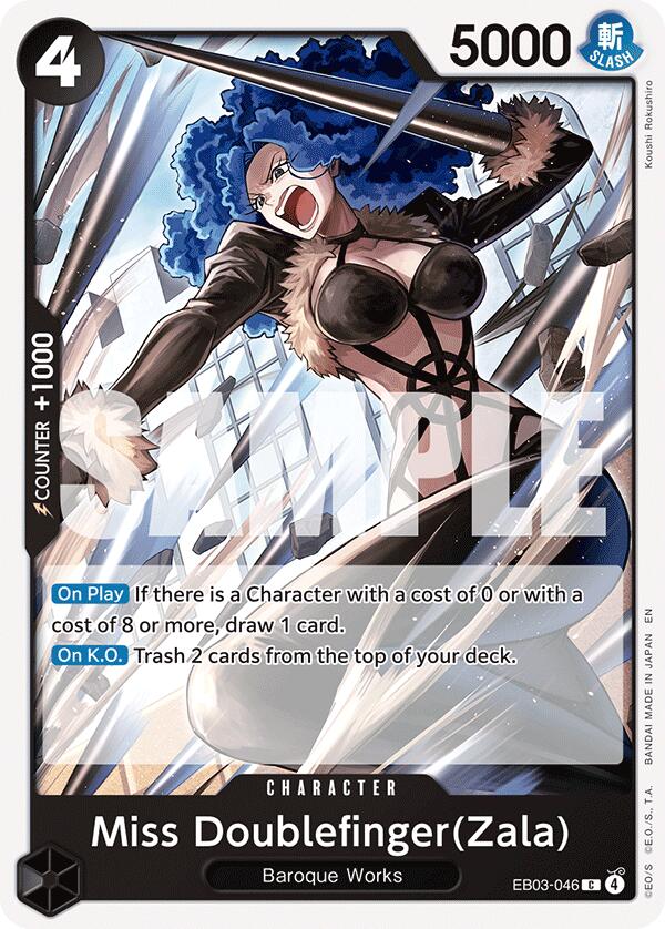 Miss Doublefinger(Zala) [Extra Booster: One Piece Heroines Edition]