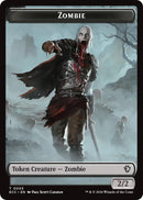 Zombie // Snake Double-Sided Token [Lorwyn Eclipsed Tokens]