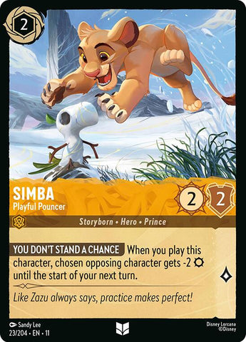 Simba - Playful Pouncer (23/204) [Winterspell]