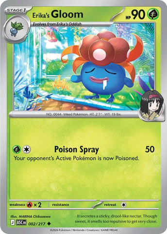 Erika's Gloom (002/217) [Mega Evolution: Ascended Heroes]