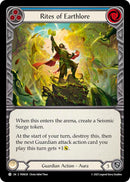 Rites Of Earthlore (Blue) (Rainbow Foil) [PEN028] (Compendium of Rathe)  Rainbow Foil