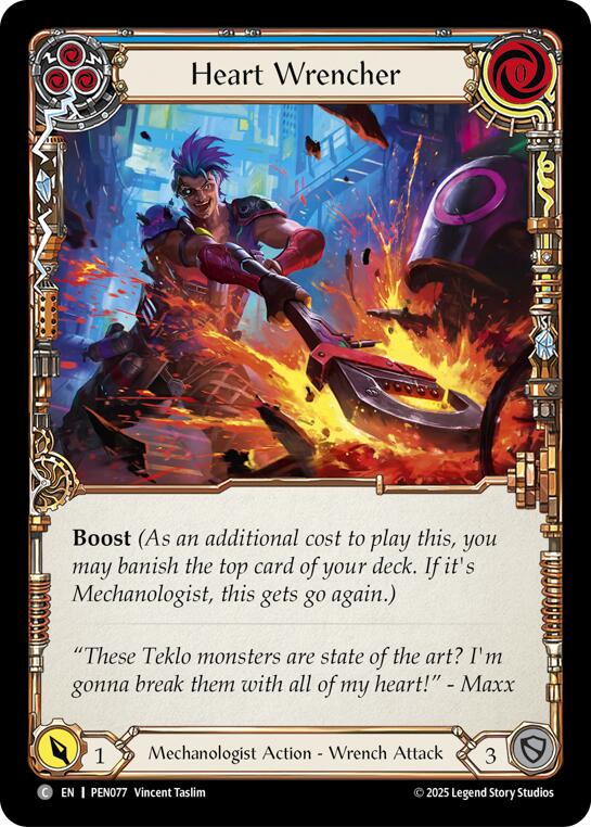 Heart Wrencher (Blue) (Regular) [PEN077] (Compendium of Rathe)