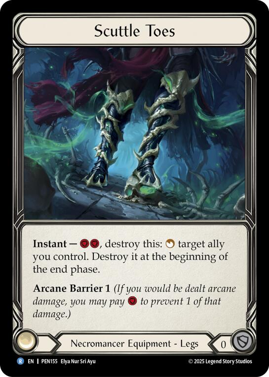 Scuttle Toes [PEN155] (Compendium of Rathe)  Cold Foil