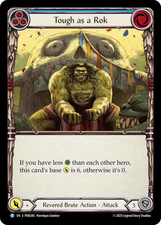 Tough As A Rok (Blue) (Regular) [PEN285] (Compendium of Rathe)