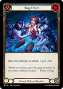 Drag Down (Blue) (Rainbow Foil) [PEN333] (Compendium of Rathe)  Rainbow Foil