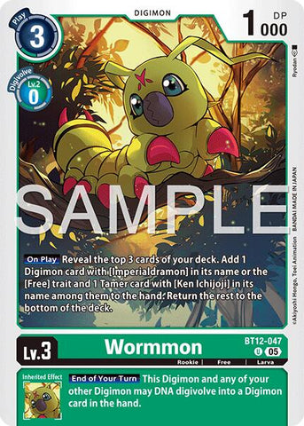Wormmon [BT12-047] [Advanced Booster Digimon Generation]