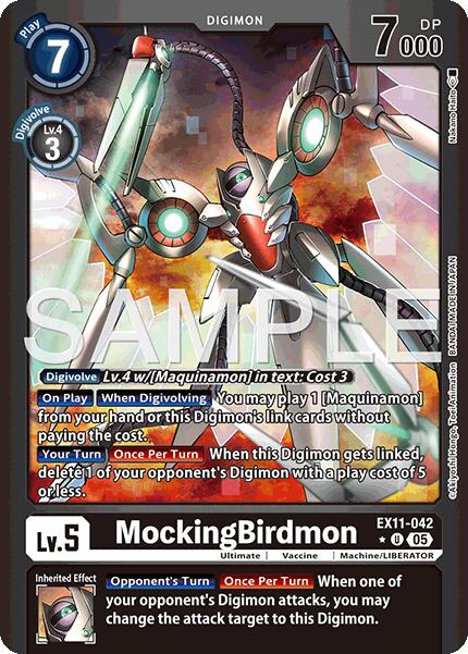 MockingBirdmon [EX11-042] (Limited Foil) [Dawn of Liberator]