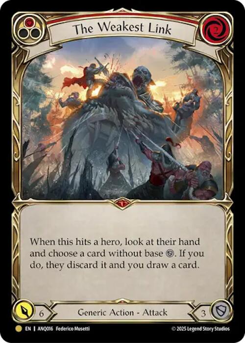 The Weakest Link (Red) (Gold) [ANQ016] (Compendium of Rathe - Antiquity Pack)