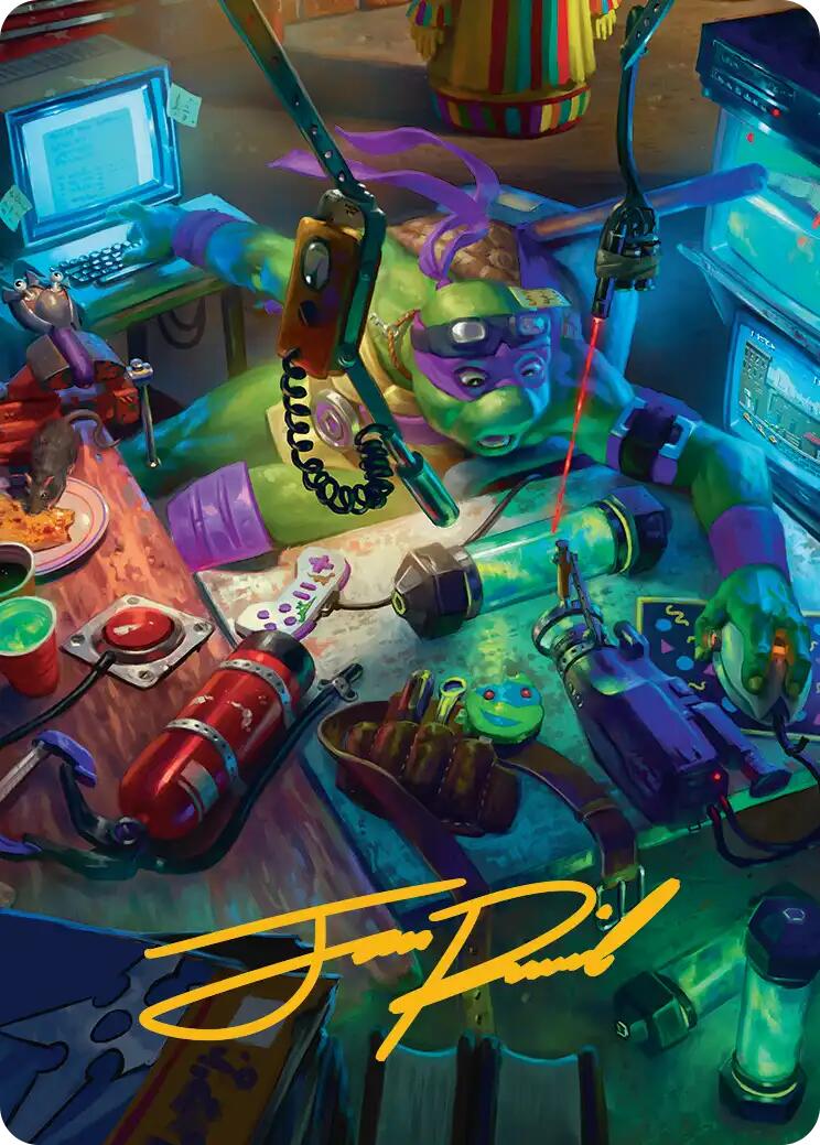 Donatello, the Brains Art Card (Gold-Stamped Signature) [Teenage Mutant Ninja Turtles Art Series]