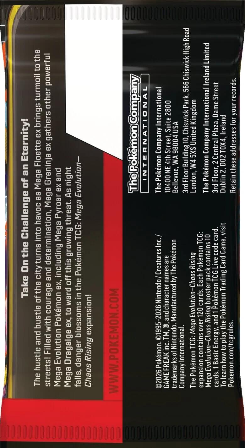 Mega Evolution: Chaos Rising Booster Pack