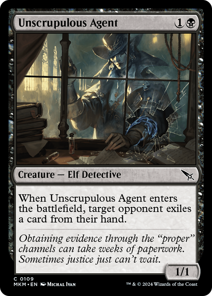 Unscrupulous Agent [Murders at Karlov Manor]