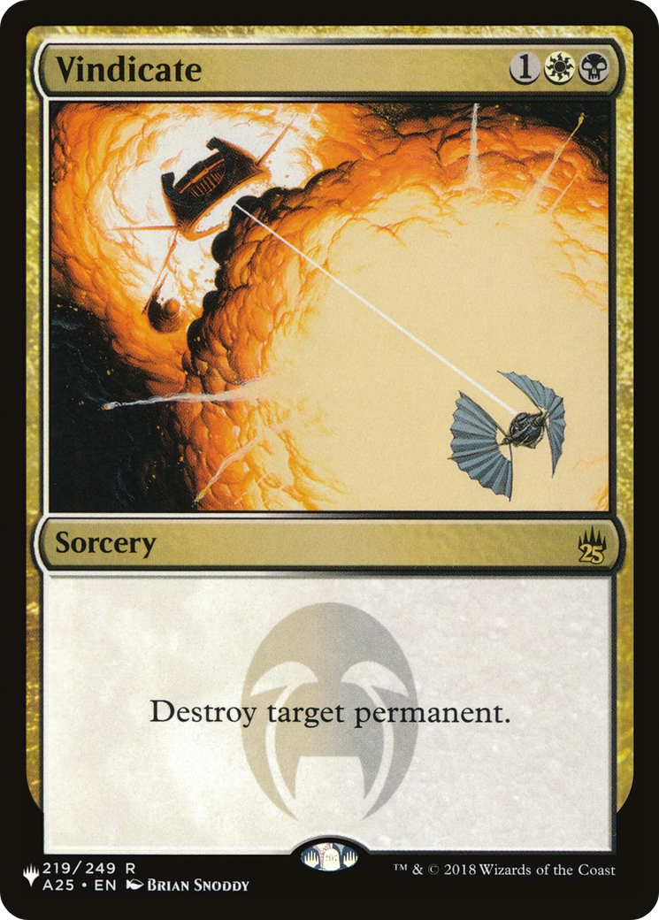 Vindicate [The List Reprints]