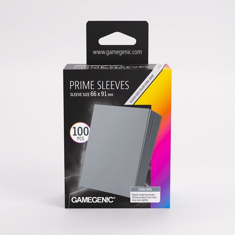 Gamegenic - Prime Sleeves - Dark Gray (100)